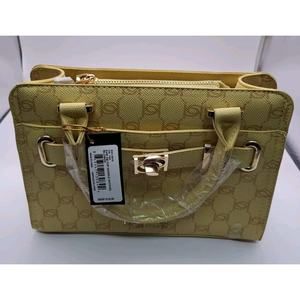 Bebe Evie Sm Top Handle Satchel‎ Blonde